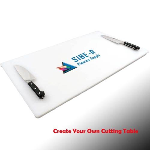 Sibe R Plastic Supply Natural Hdpe Cutting Board